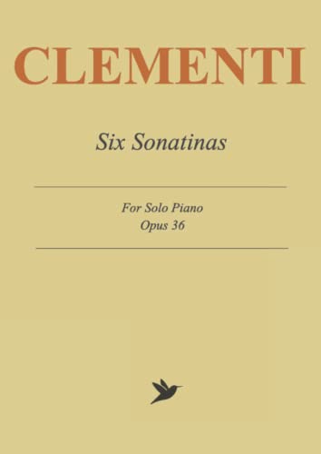 Clementi Six Sonatinas: Complete Sheet Music for Solo Piano, Op. 36