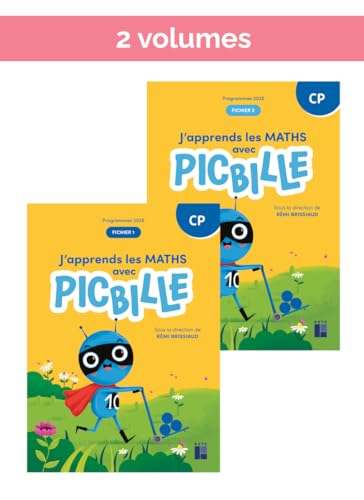 J'apprends les maths - avec Picbille CP fichier de l'élève en 2 volumes- Ed 2025: Fichier en 2 volumes von RETZ