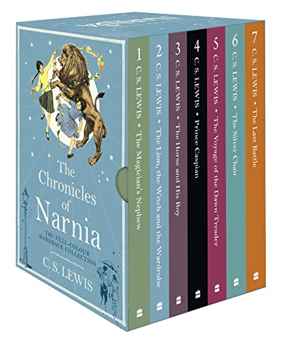 The Chronicles of Narnia box set: Step through the Wardrobe in these illustrated classics – a perfect gift for children of all ages, from the official Narnia publisher! The Chronicles of Narnia box set: Step through the Wardrobe in these illustrated classics – a perfect gift for children of all ages, from the official Narnia publisher!