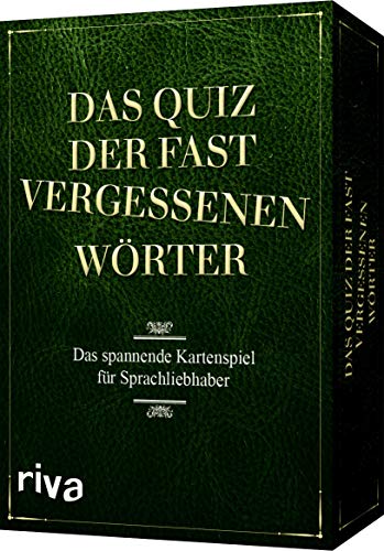 Das Quiz der fast vergessenen Wörter: Das spannende Kartenspiel für Sprachliebhaber von riva Verlag