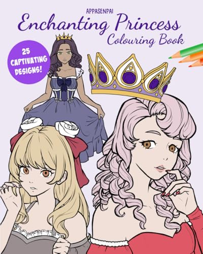 Enchanting Princess Colouring Book: A Journey Through Elegance and Intricacy von Independently published