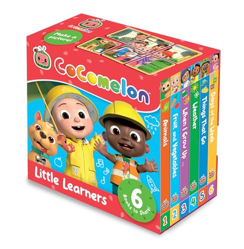 CoComelon Little Learners Pocket Library: 6 new mini board books about first experiences, featuring JJ and his friends – perfect for toddlers and young children! von Farshore