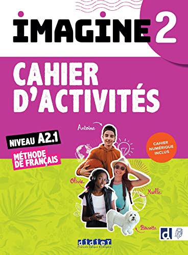 Imagine: Cahier d'activites 2 + cahier numerique + didierfle.app