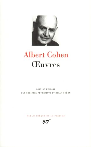 Albert Cohen : Oeuvres