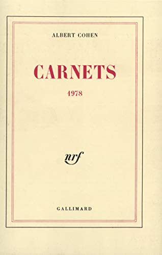 Carnets 1978 von GALLIMARD