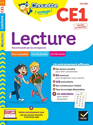 Chouette - Lecture CE1: cahier d'entraînement recommandé par les enseignants