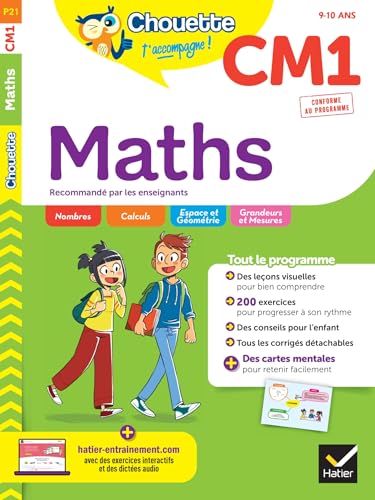 Chouette - Maths CM1: cahier d'entraînement recommandé par les enseignants