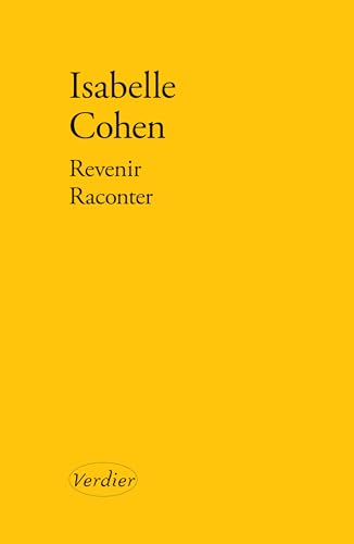 Revenir Raconter (2024) von VERDIER