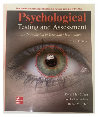Psychological Testing and Assessment ISE von McGraw-Hill Education