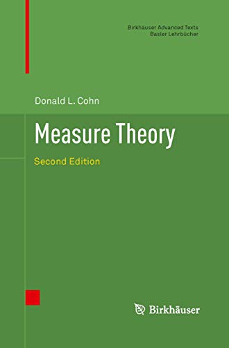 Measure Theory: Second Edition (Birkhäuser Advanced Texts Basler Lehrbücher)