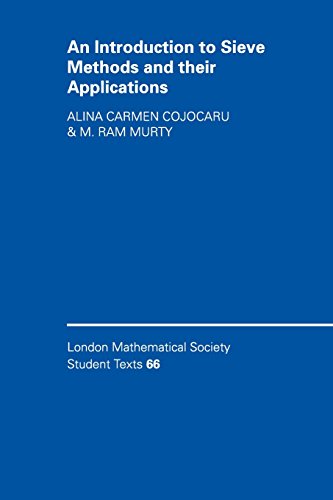 An Introduction to Sieve Methods and Their Applications: McIntosh, Carey (London Mathematical Society Student Texts, 66, Band 66)
