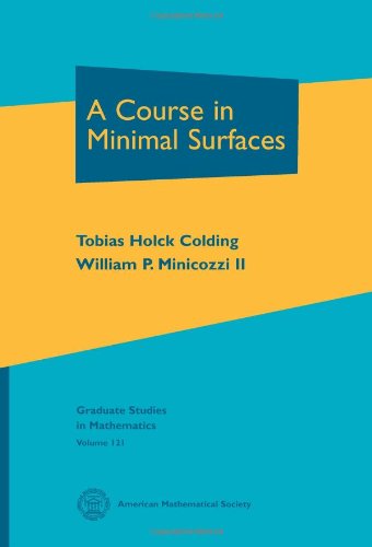 A Course in Minimal Surfaces (Graduate Studies in Mathematics, 121, Band 121)