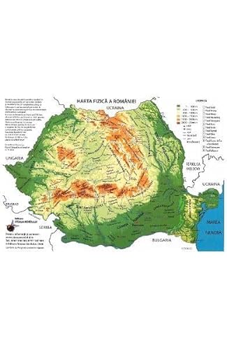 Harta Romaniei. Plansa Pliata von Steaua Nordului