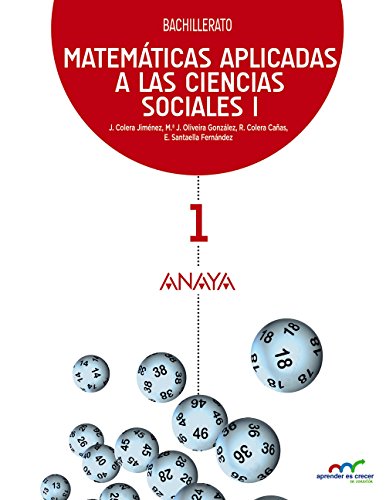 Matemáticas aplicadas a las Ciencias Sociales I. (Aprender es crecer en conexión) von ANAYA EDUCACIÓN