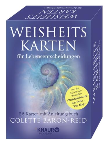 Weisheitskarten für Lebensentscheidungen: 52 Karten mit Anleitungsbuch