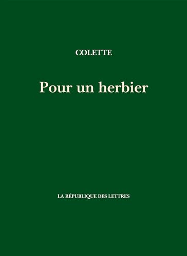 Pour un herbier Pour un herbier von REPUBLIQUE LETT