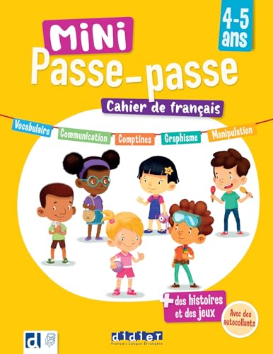 Mini Passe-passe 4-5 ans - Cahier de français von DIDIER