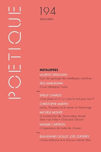 Poétique, n° 194