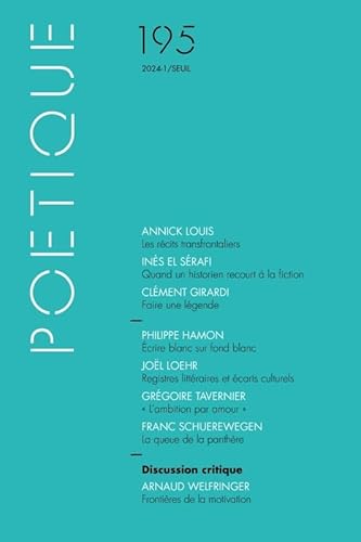 Poétique, n° 195