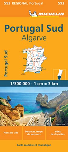 Michelin Portugal Süd: Wegenkaart Schaal 1 : 300.000 (MICHELIN Regionalkarten, Band 593)