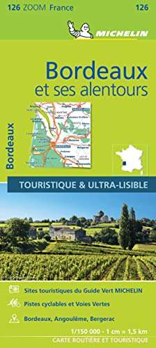 Bordeaux & surrounding areas - Zoom Map 126: Map (Michelin Zoom Maps)