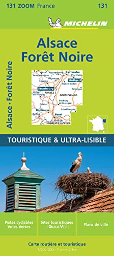 Michelin Oberrhein, Schwarzwald: Straßen- und Tourismuskarte 1:200.000 (MICHELIN Zoomkarten)
