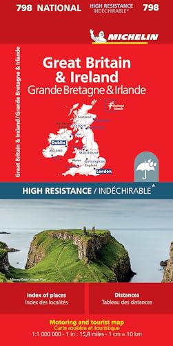 Great Britain and Ireland High Resistance: Map (Mapas National Michelin)