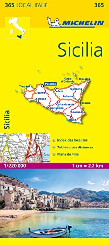 Sicilia: 1:200000 (Michelin kaart - lokaal Italie (365), Band 365)