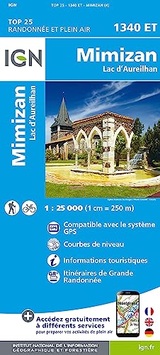 1340ET Mimizan - Lac d'Aureilhan (TOP 25) von IGN Frankreich