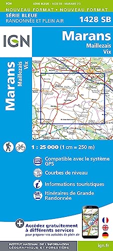 1428SB Marans Maillezais.Vix (Série Bleue, Band 1428)