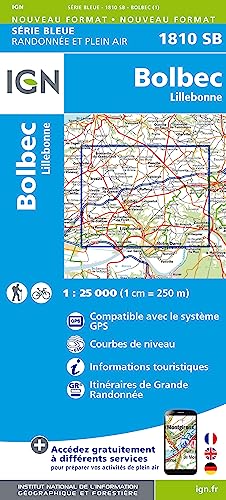 1810SB Bolbec Lillebonne (Série Bleue, Band 1810) von IGN Institut Geographique National