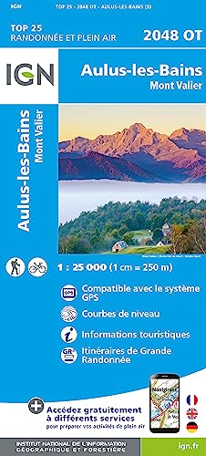2048OT Aulus les Bains 1 : 25 000 (TOP 25)