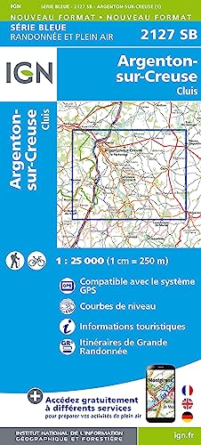 2127SB Argenton-sur-Creuse.Cluis (Série Bleue, Band 2127)