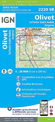 2220SB Olivet.la Ferté-Saint-Aubin.Jargeau (Série Bleue, Band 2220)
