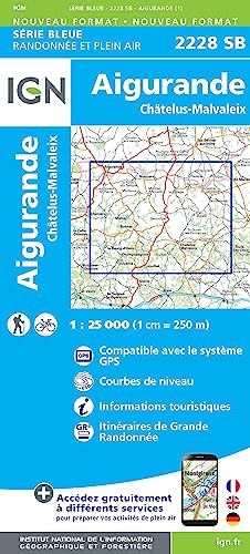 2228SB Aigurande.Châtelus-Malvaleix (Série Bleue, Band 2228)