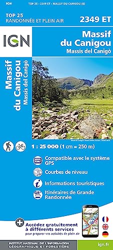 Massif du Conigou 1:25 000: 1:25000 (TOP 25)