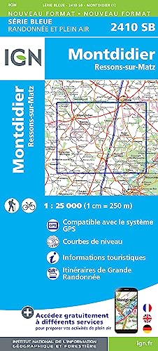 2410SB Montdidier.Ressons-sur-Matz (Série Bleue, Band 2410)