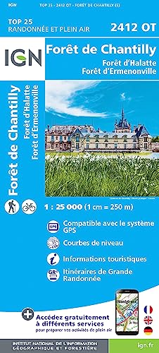 2412OT Forêts de Chantilly.d'Halatte et d'Ermenoville (TOP 25)