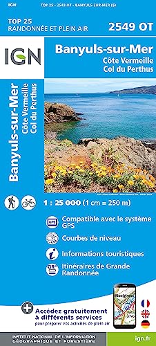 Banyuls - Col du Perthus 1:25 000: 1:25000 (TOP 25) von IGN Frankreich