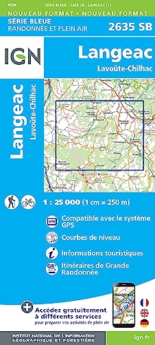 2635SB Langeac-Lavoûte-Chilhac (Série Bleue, Band 2635)