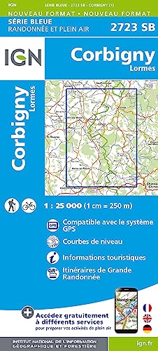 2723SB Corbigny Lormes (Série Bleue, Band 2723) 2723SB Corbigny Lormes (Série Bleue, Band 2723)