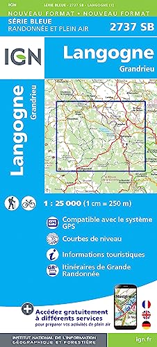 2737SB Langogne-Grandrieu (Série Bleue, Band 2737) 2737SB Langogne-Grandrieu (Série Bleue, Band 2737)