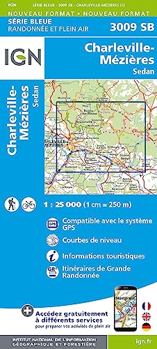 3009SB Charleville Mezie (Série Bleue, Band 3009) von IGN Institut Geographique National