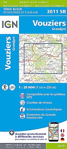 3011SB Vouziers Grandpre (Série Bleue, Band 3011) 3011SB Vouziers Grandpre (Série Bleue, Band 3011)