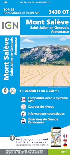 3430OT Mont Salève (TOP 25) von IGN-Frankreich