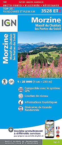Morzine / Massif du Chablais (3528ETR) (TOP 25R) von Institut Geographique National