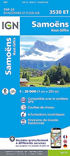 Samoëns - Haut Giffre 1:25 000: 1:25000 (TOP 25) von IGN Frankreich