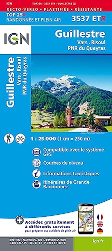 Guillestre / Vars Risoul / PNR du Queyras (3537ETR) (TOP 25R) von Institut Geographique National