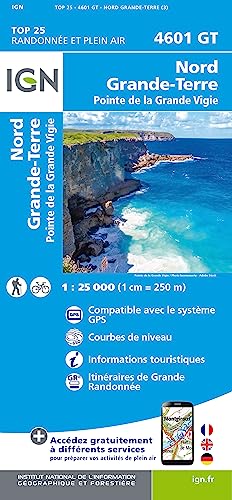 4601GT Nord - Grande-Terre: Ile de Guadeloupe (TOP 25) 4601GT Nord - Grande-Terre: Ile de Guadeloupe (TOP 25) von IGN