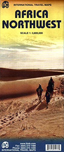 Africa Northwest Travel Map 1 : 3 800 000 Africa Northwest Travel Map 1 : 3 800 000 von ITMB Publishing